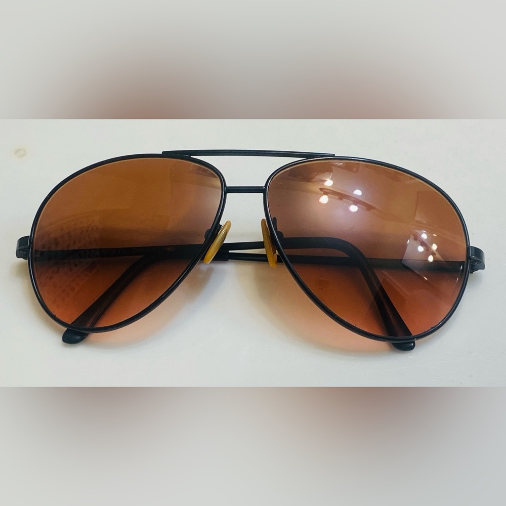 Vintage Serengeti Aviator Men’s Sunglasses - Brown Lens